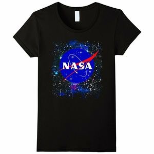 NASA Official Logo In The Stars Graphic T-Shirt